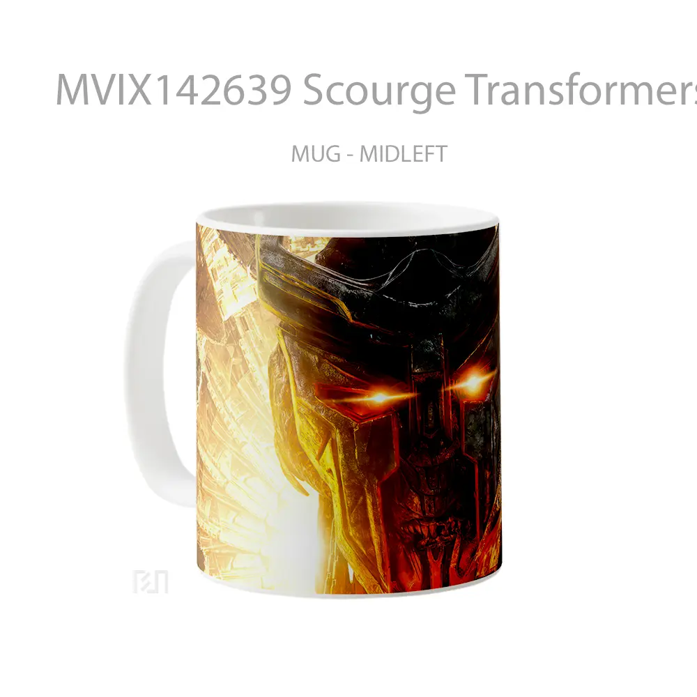 Mug Scourge Transformers Rise Of The Beasts Gelas Keramik Unik - All-side / Desain