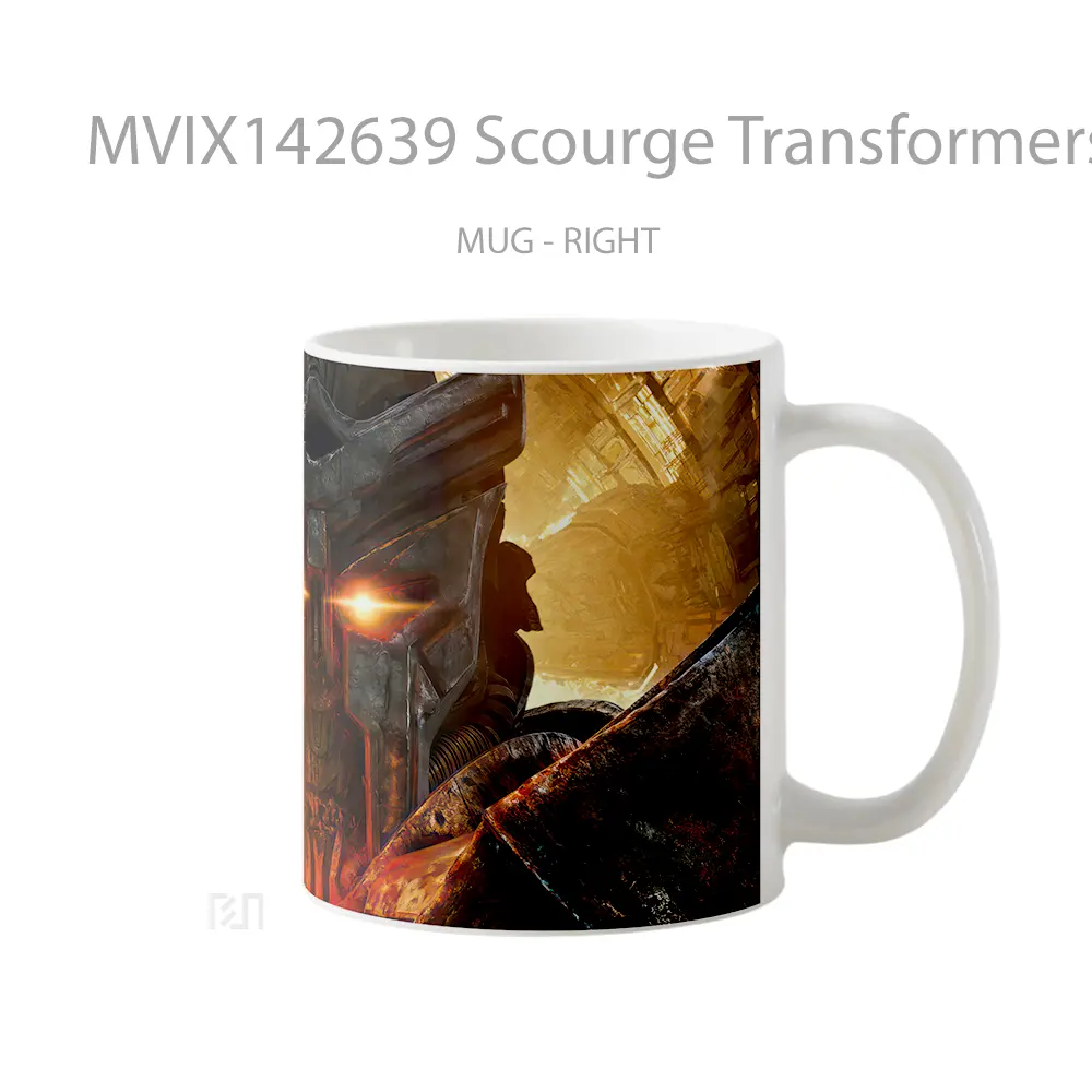 Mug Scourge Transformers Rise Of The Beasts Gelas Keramik Unik - All-side / Desain