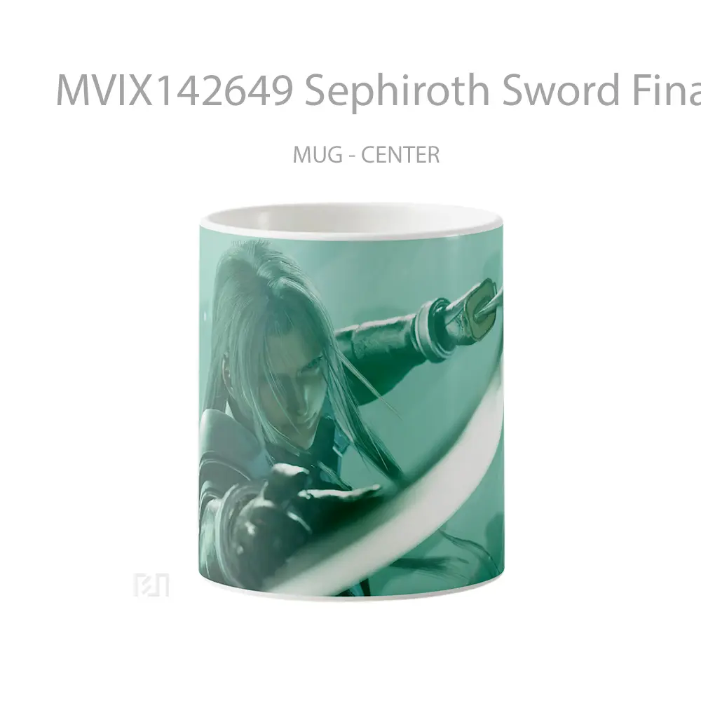 Mug Sephiroth Sword Final Fantasy 7 Remake Rebirth Gelas Keramik Unik