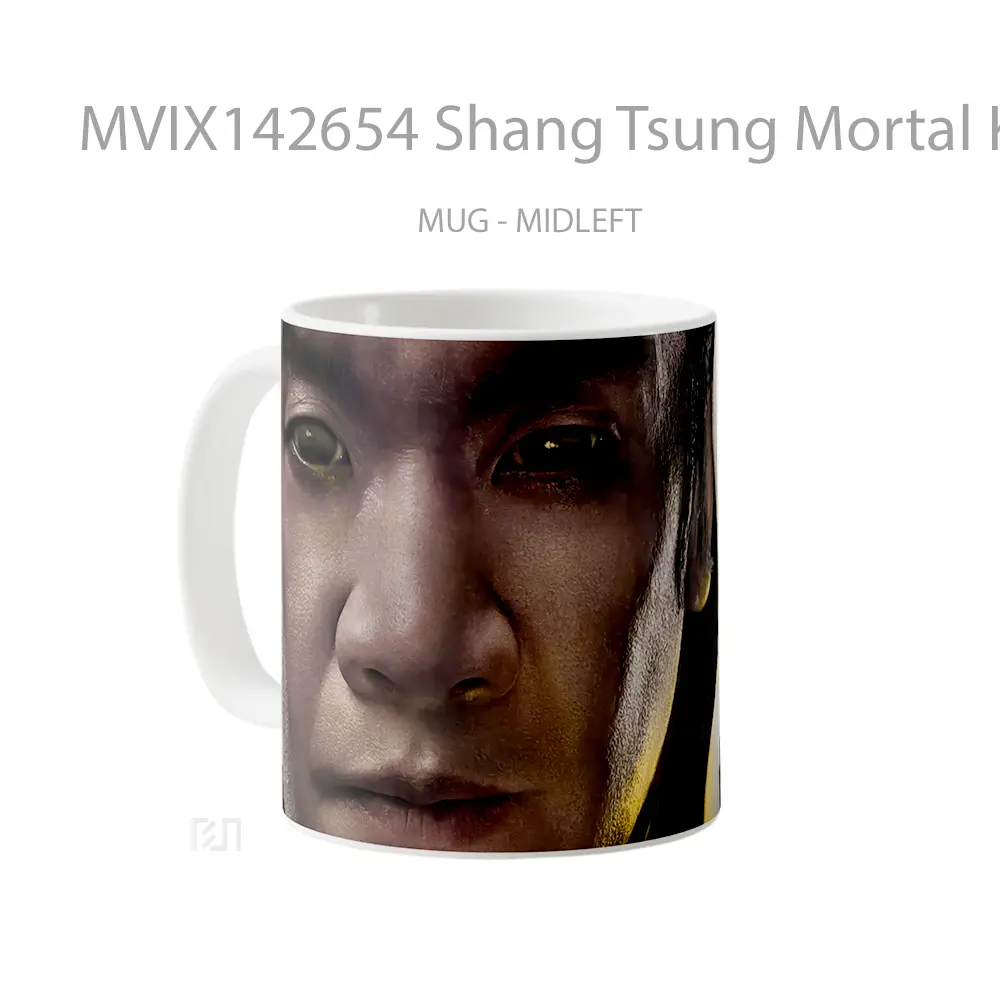 Mug Shang Tsung Mortal Kombat 2 Poster Gelas Keramik Unik - All-side / Desain