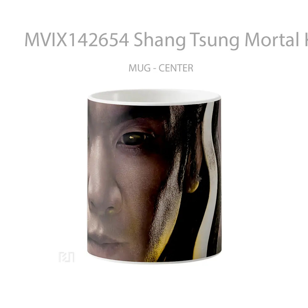 Mug Shang Tsung Mortal Kombat 2 Poster Gelas Keramik Unik