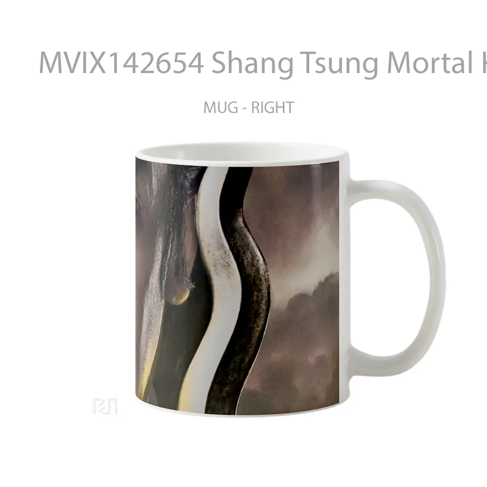 Mug Shang Tsung Mortal Kombat 2 Poster Gelas Keramik Unik - All-side / Desain