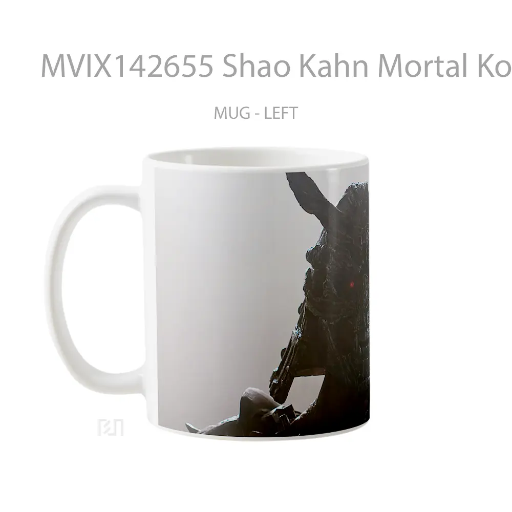 Mug Shao Kahn Mortal Kombat 2 Movie Gelas Keramik Unik - All-side / Desain