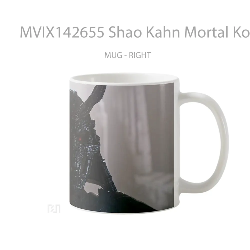 Mug Shao Kahn Mortal Kombat 2 Movie Gelas Keramik Unik - All-side / Desain