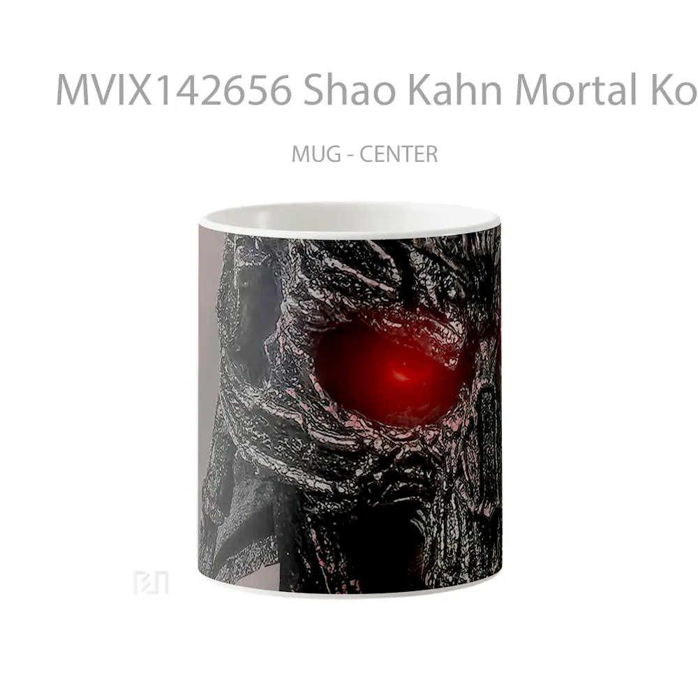 Mug Shao Kahn Mortal Kombat 2 Poster Gelas Keramik Unik