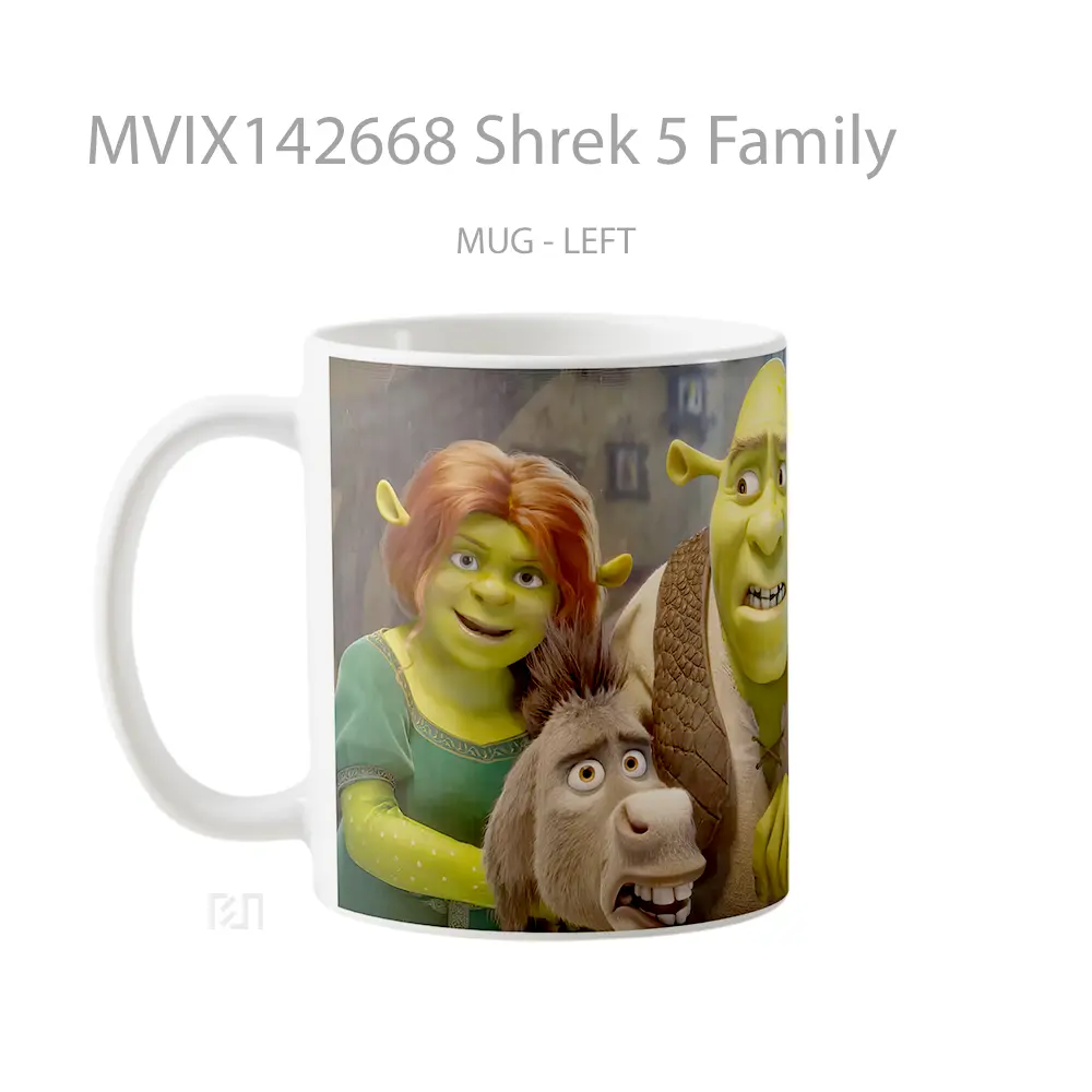 Mug Shrek 5 Family Gelas Keramik Unik - All-side / Desain