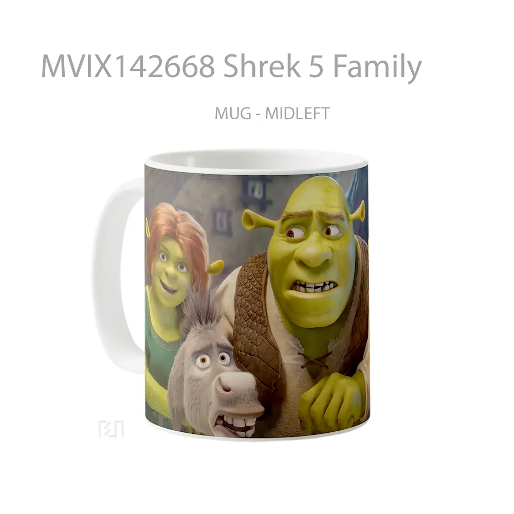 Mug Shrek 5 Family Gelas Keramik Unik - All-side / Desain