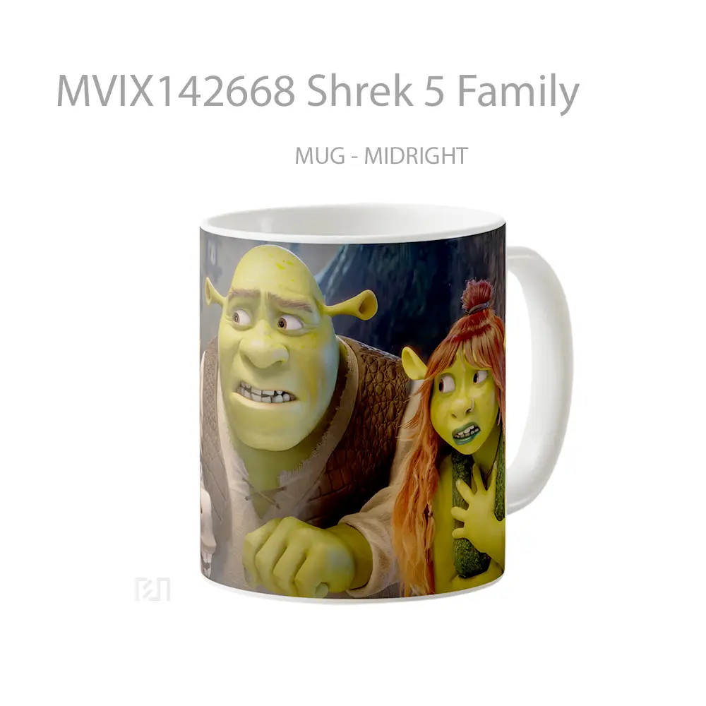 Mug Shrek 5 Family Gelas Keramik Unik - All-side / Desain