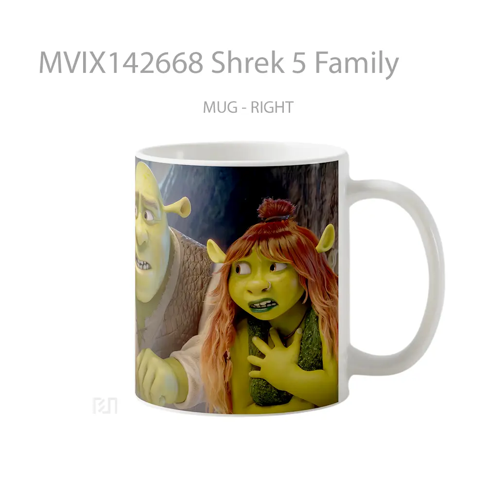 Mug Shrek 5 Family Gelas Keramik Unik - All-side / Desain