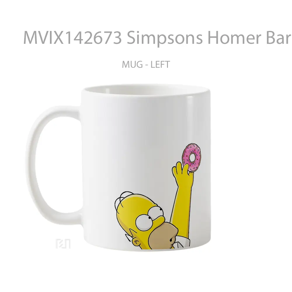 Mug Simpsons Homer Bar Gelas Keramik Unik - All-side / Desain