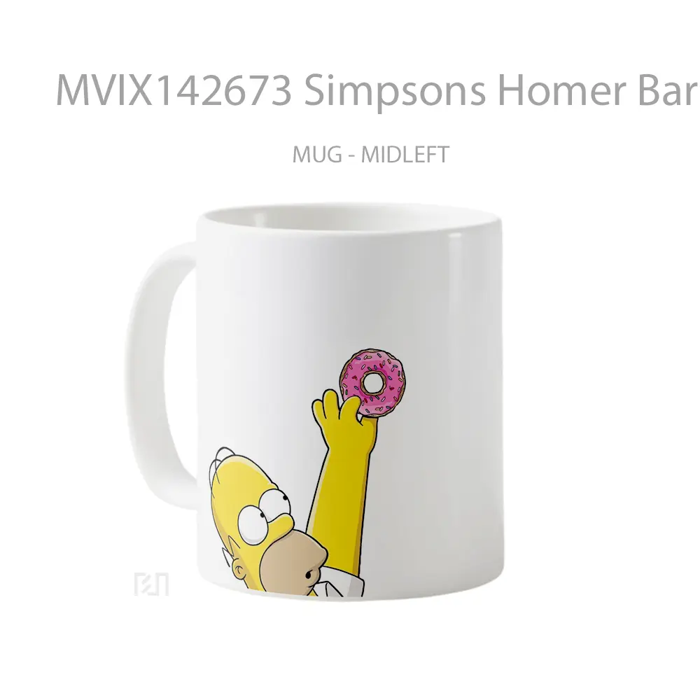 Mug Simpsons Homer Bar Gelas Keramik Unik - All-side / Desain