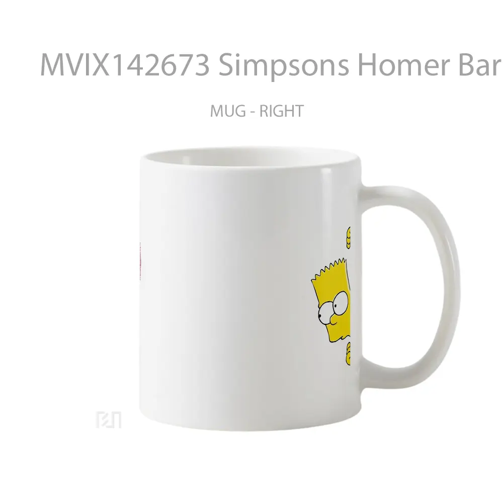 Mug Simpsons Homer Bar Gelas Keramik Unik - All-side / Desain
