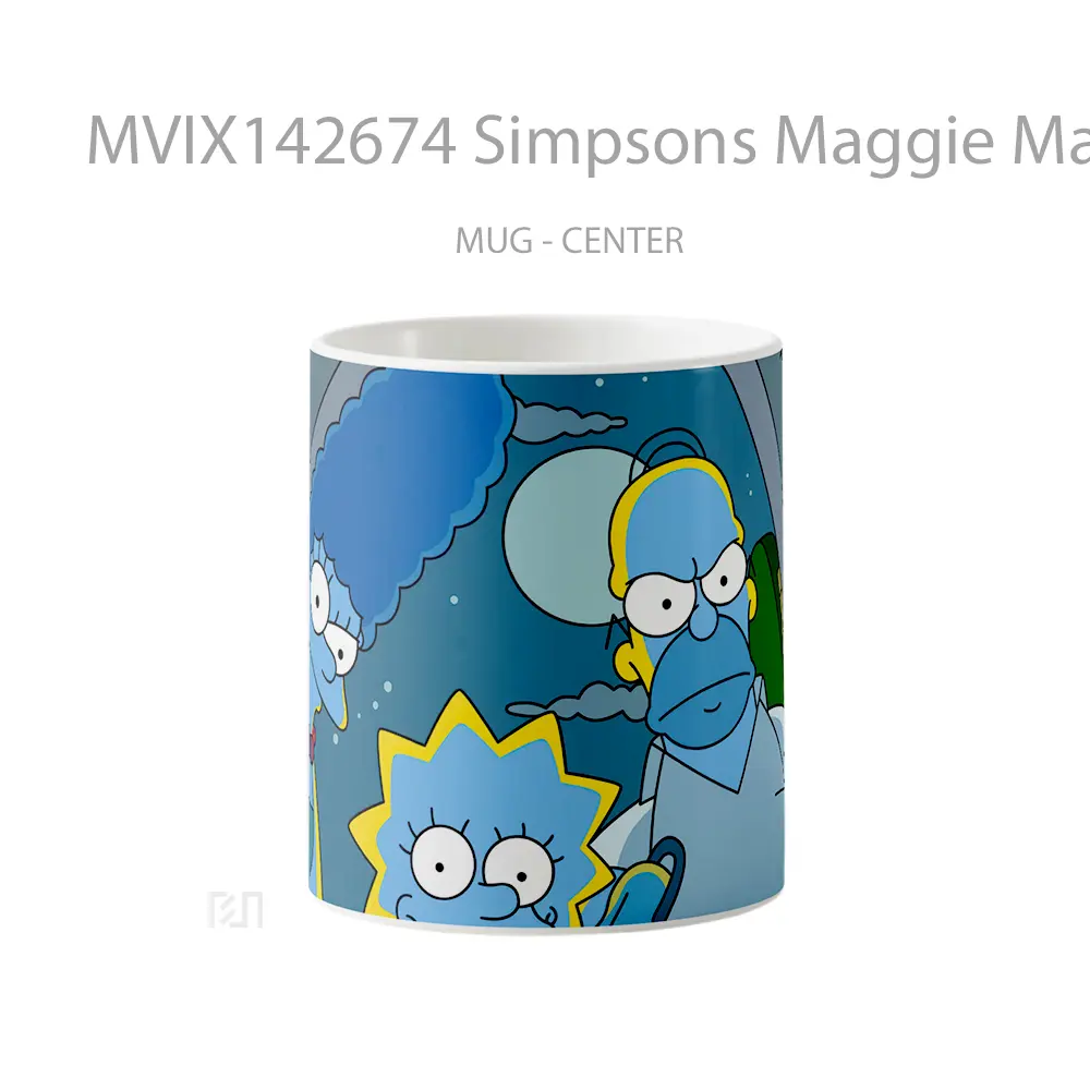 Mug Simpsons Maggie Marge Bar Gelas Keramik Unik