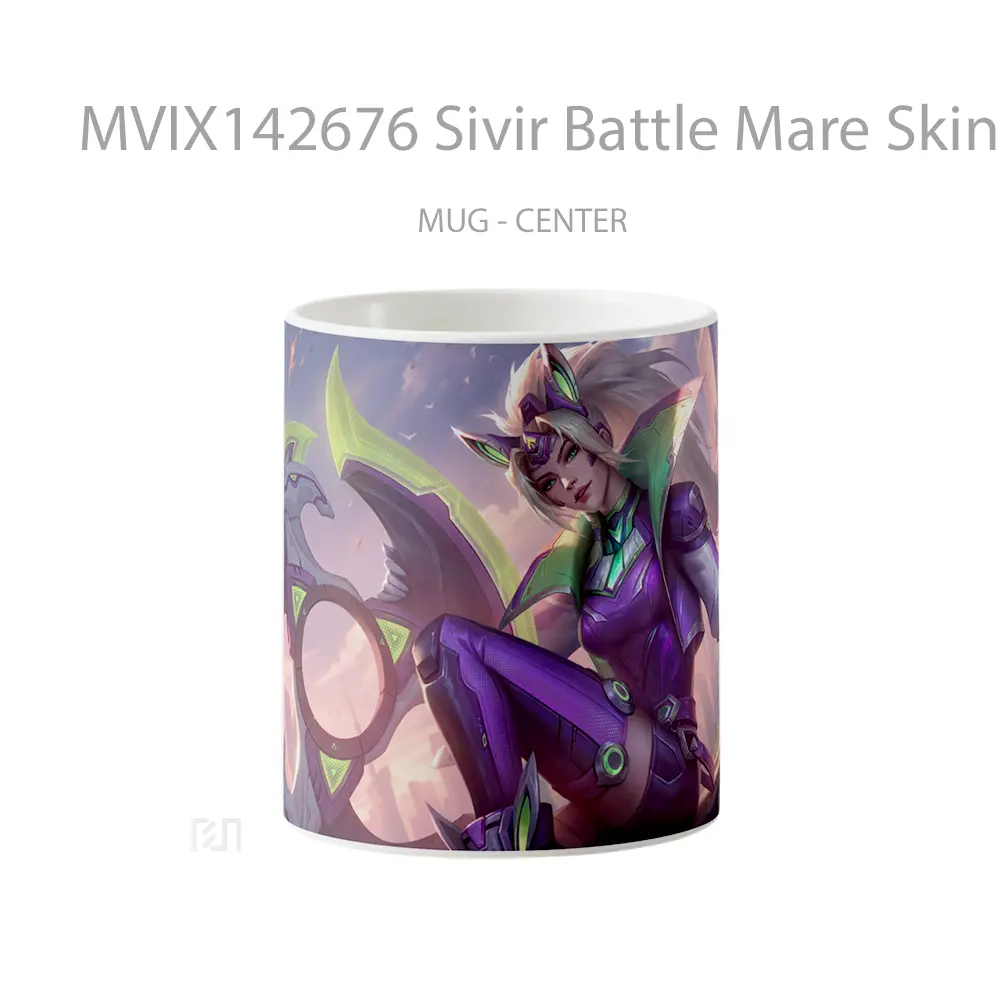 Mug Sivir Battle Mare Skin Lol Wild Rift Skin Splash A Cangkir Gamer