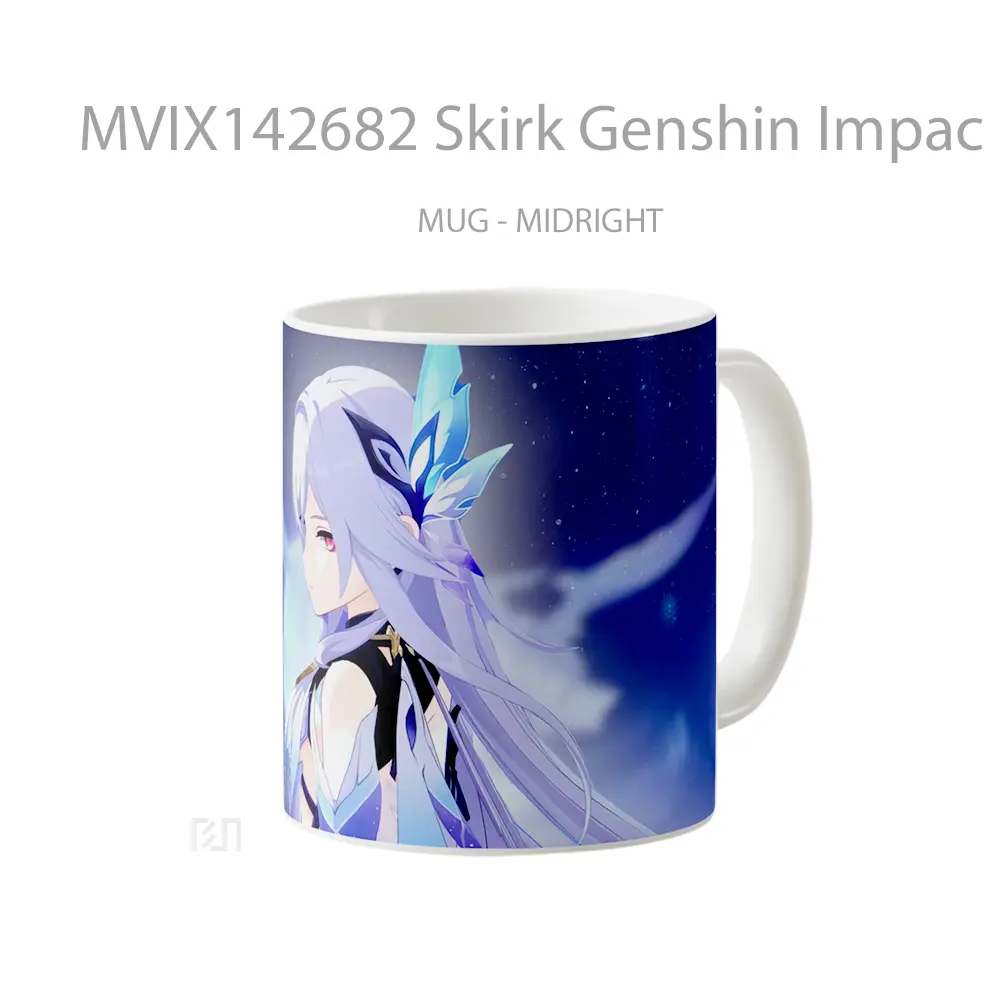 Mug Skirk Genshin Impac Gelas Keramik Unik - All-side / Desain
