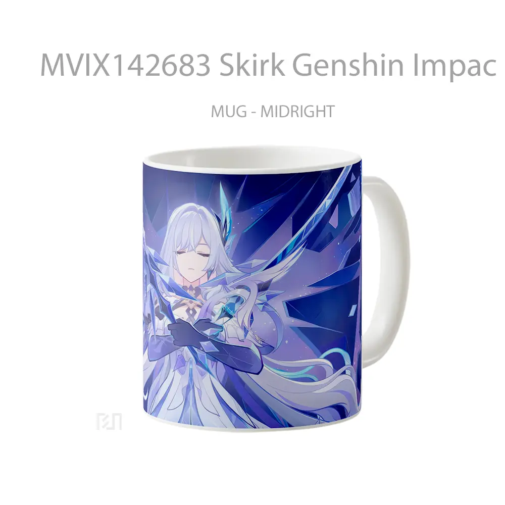 Mug Skirk Genshin Impac Gelas Keramik Unik - All-side / Desain