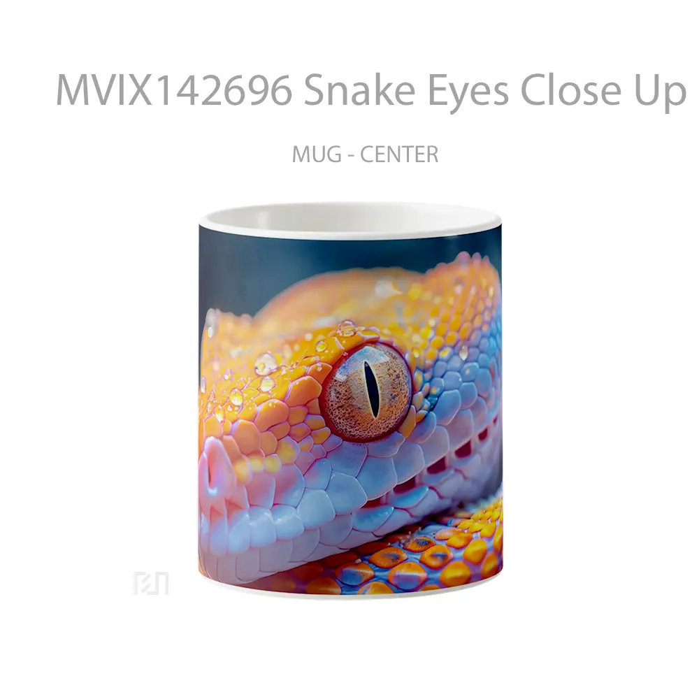 Mug Snake Eyes Close Up Gelas Keramik Unik