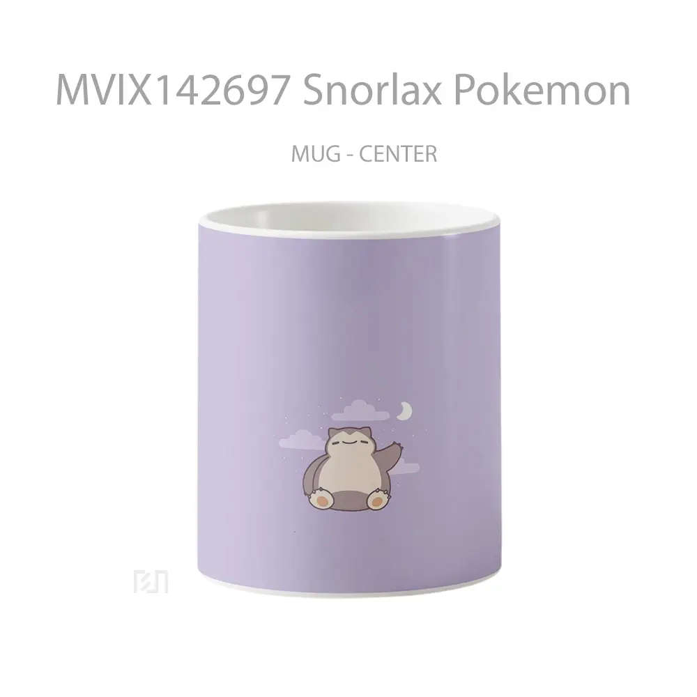 Mug Snorlax Pokemon Gelas Keramik Unik