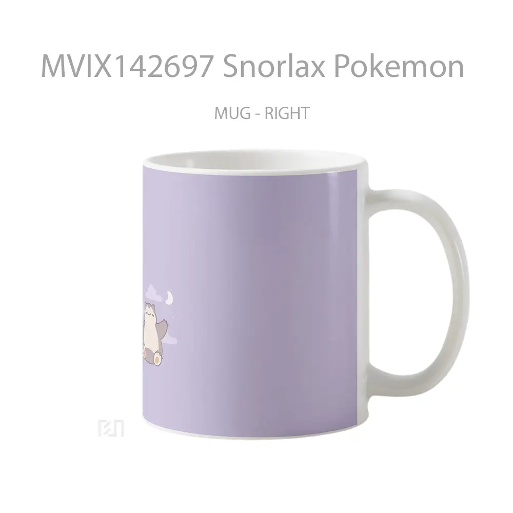 Mug Snorlax Pokemon Gelas Keramik Unik - All-side / Desain