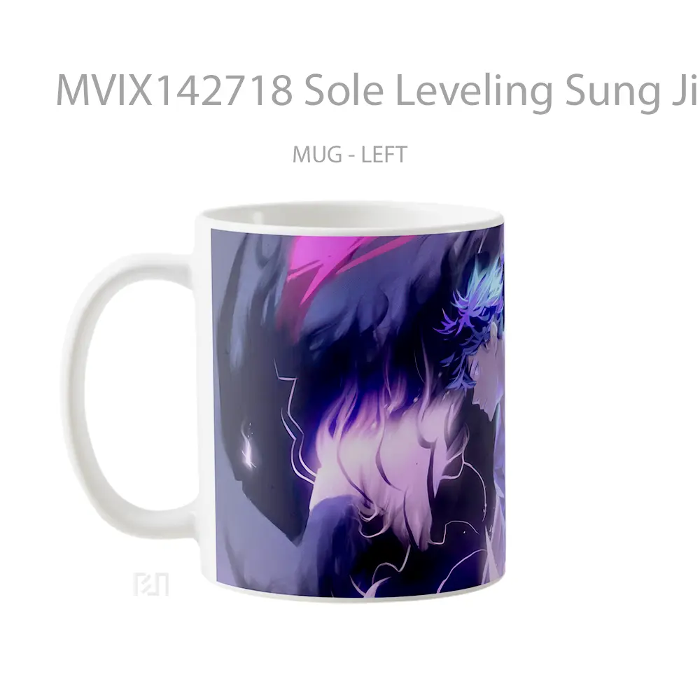 Mug Sole Leveling Sung Jin Woo Igris Shadow Gelas Keramik Unik - All-side / Desain
