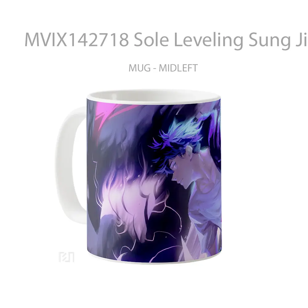 Mug Sole Leveling Sung Jin Woo Igris Shadow Gelas Keramik Unik - All-side / Desain