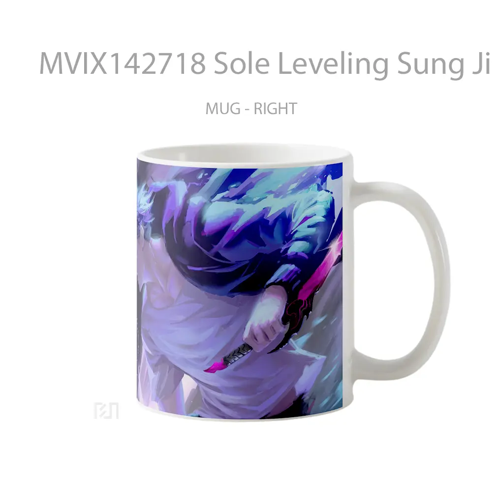 Mug Sole Leveling Sung Jin Woo Igris Shadow Gelas Keramik Unik - All-side / Desain