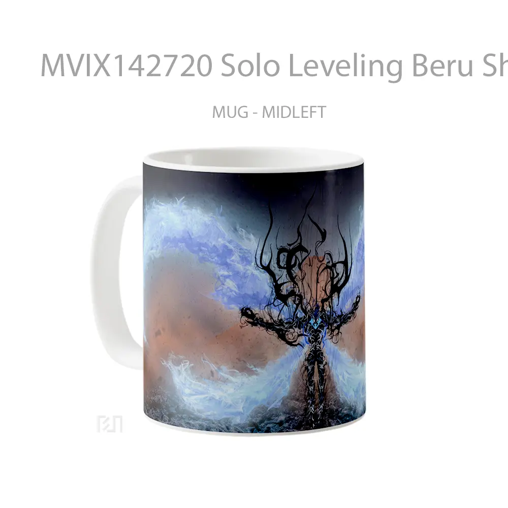 Mug Solo Leveling Beru Shadow Gelas Keramik Unik - All-side / Desain