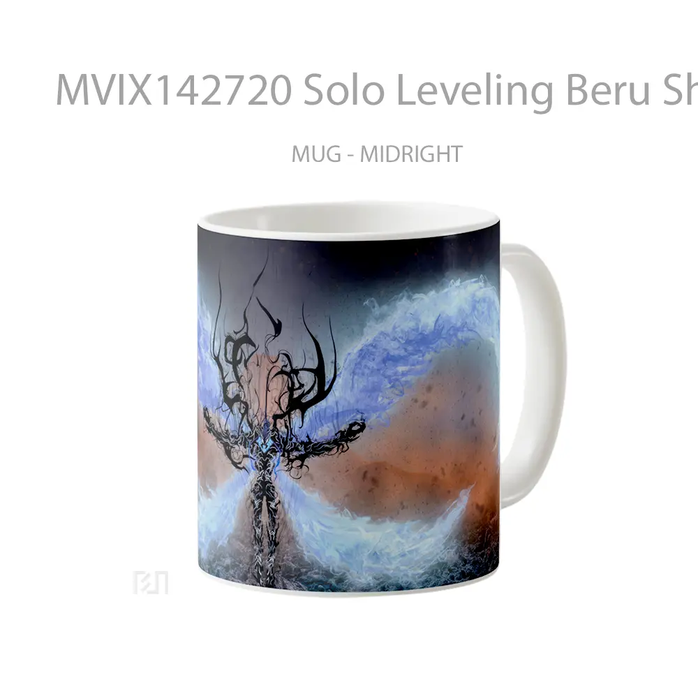 Mug Solo Leveling Beru Shadow Gelas Keramik Unik - All-side / Desain
