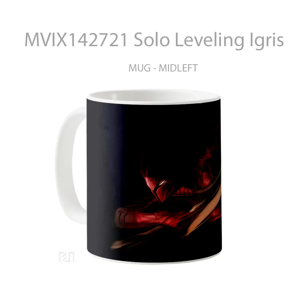 Mug Solo Leveling Igris Gelas Keramik Unik - All-side / Desain