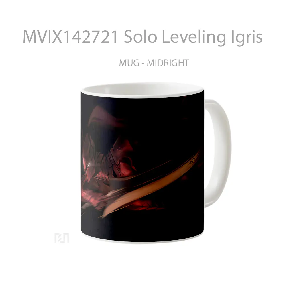 Mug Solo Leveling Igris Gelas Keramik Unik - All-side / Desain