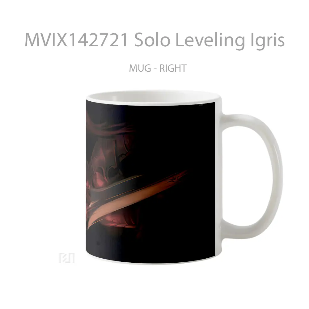 Mug Solo Leveling Igris Gelas Keramik Unik - All-side / Desain