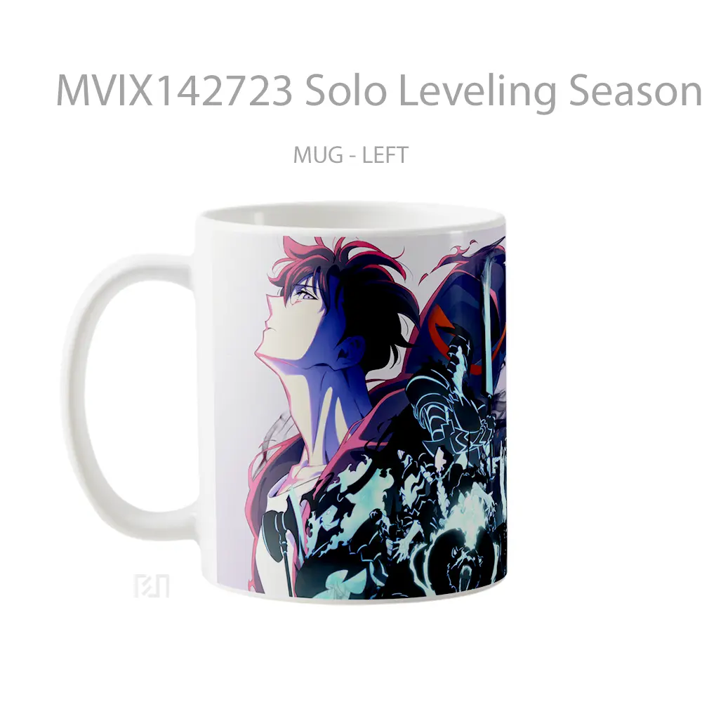 Mug Solo Leveling Season 2 Sung Jinwoo Shadow Summon Gelas Pemandangan Alam - All-side / Desain