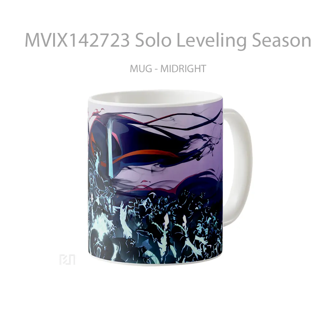 Mug Solo Leveling Season 2 Sung Jinwoo Shadow Summon Gelas Pemandangan Alam - All-side / Desain