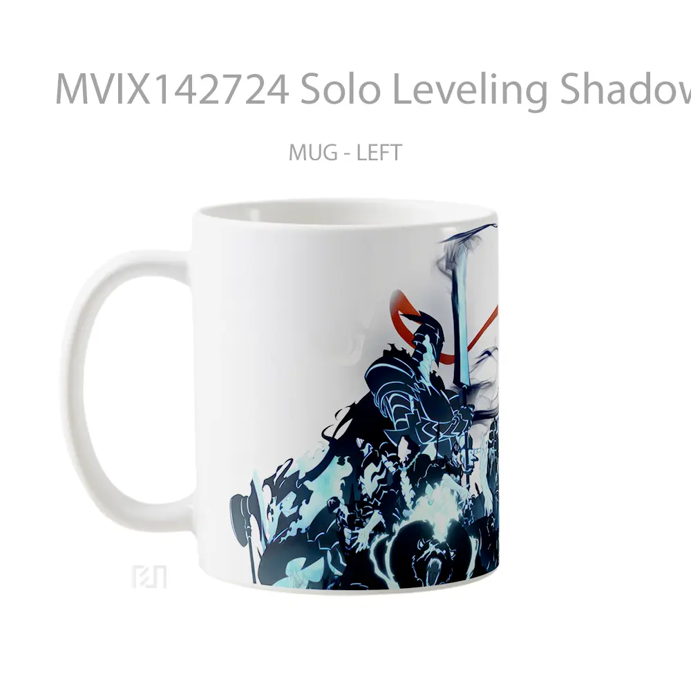 Mug Solo Leveling Shadow Summons Gelas Keramik Unik - All-side / Desain