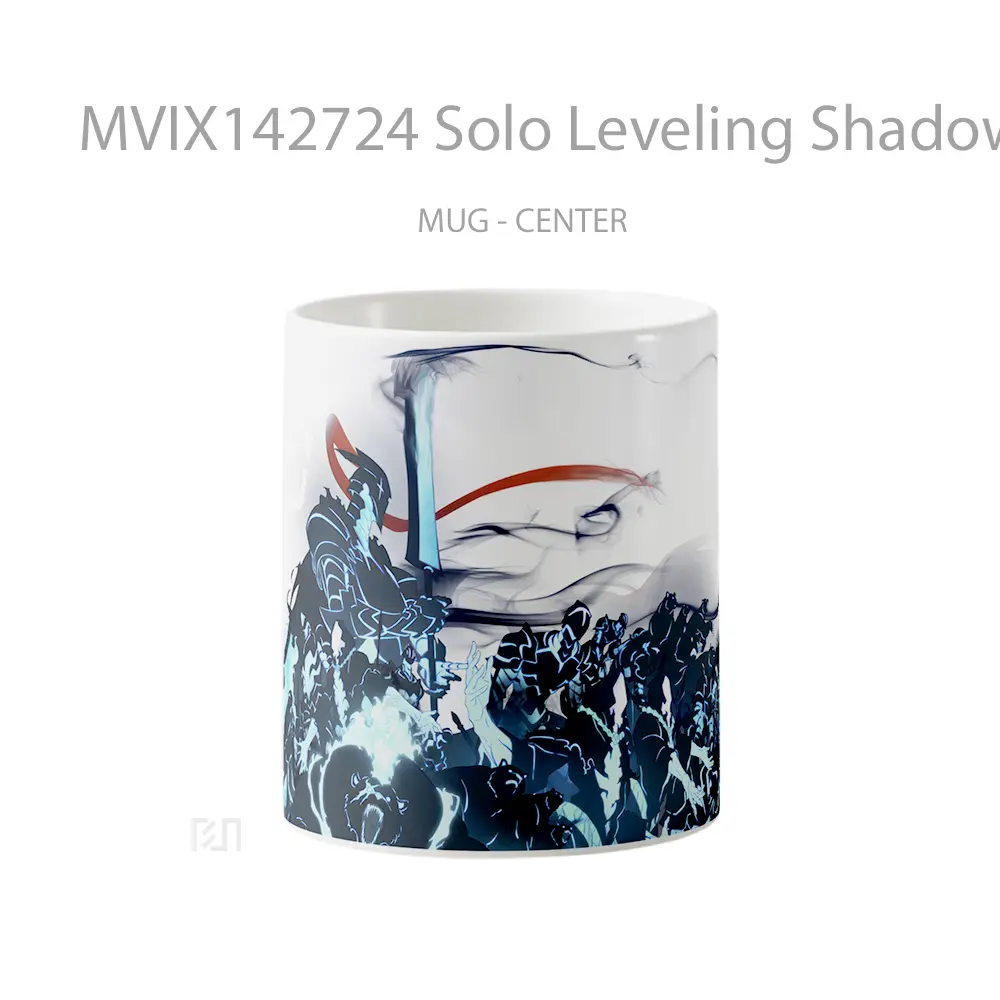 Mug Solo Leveling Shadow Summons Gelas Keramik Unik