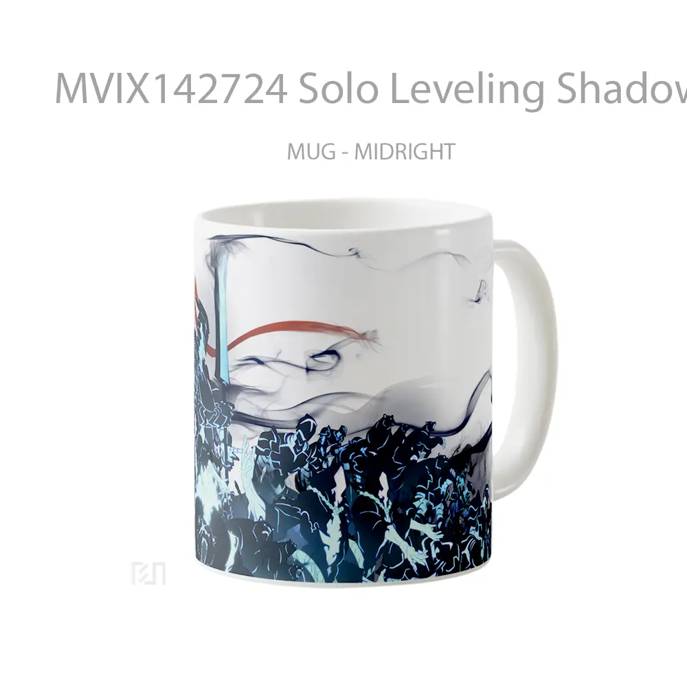 Mug Solo Leveling Shadow Summons Gelas Keramik Unik - All-side / Desain