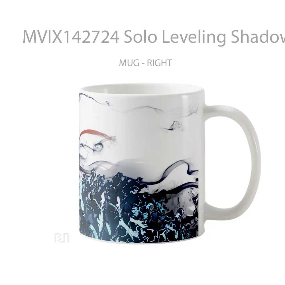 Mug Solo Leveling Shadow Summons Gelas Keramik Unik - All-side / Desain