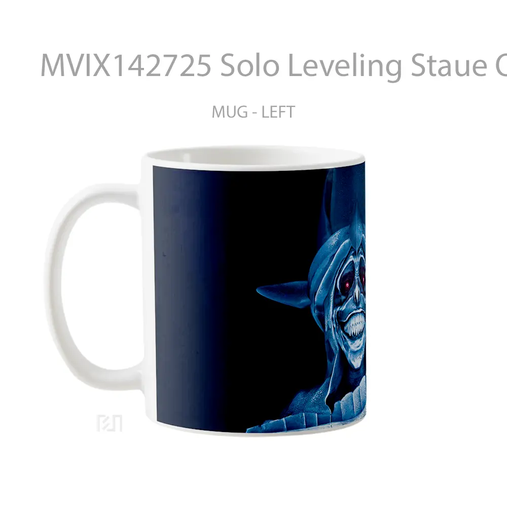 Mug Solo Leveling Staue Of God Smile Gelas Keramik Unik - All-side / Desain