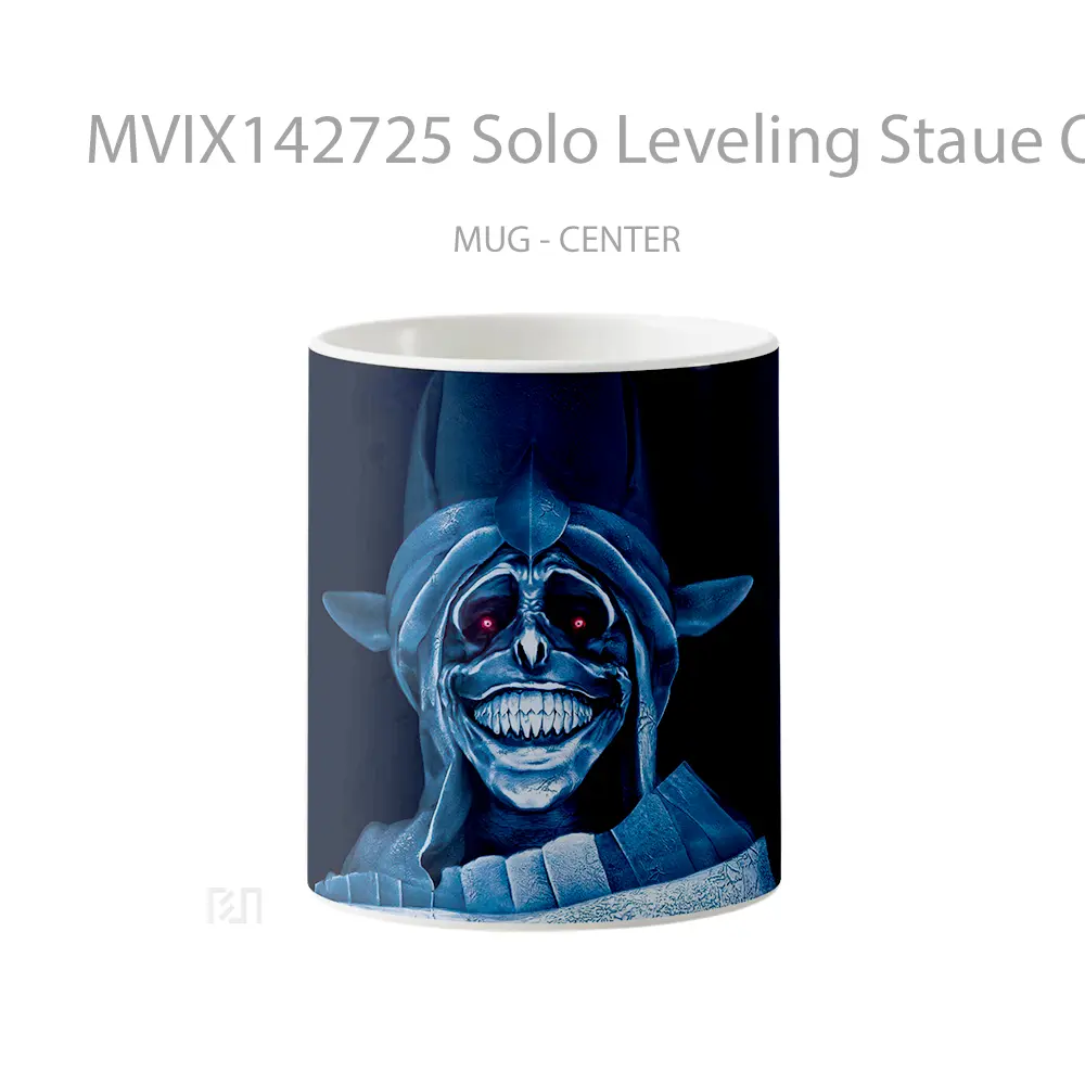 Mug Solo Leveling Staue Of God Smile Gelas Keramik Unik