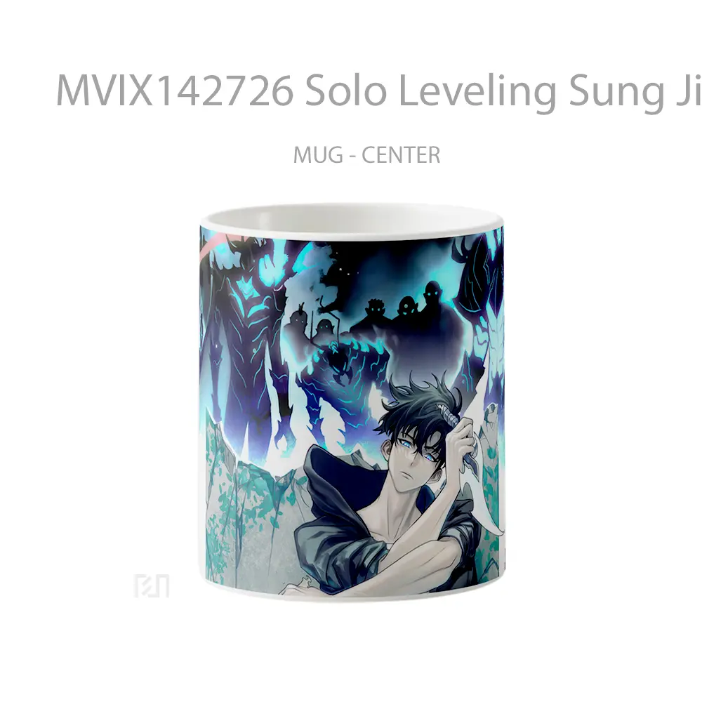 Mug Solo Leveling Sung Jin Woo Shadow Summon Gelas Keramik Unik