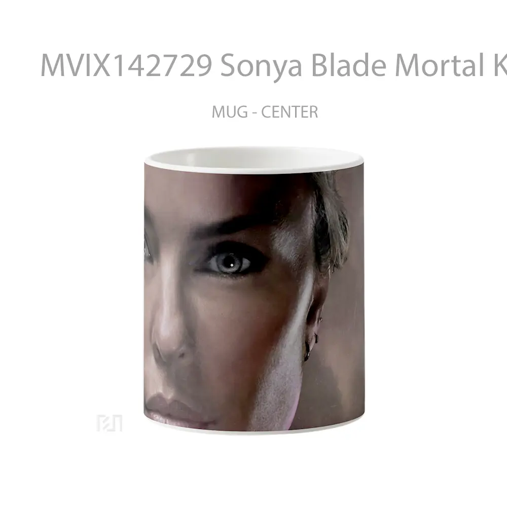 Mug Sonya Blade Mortal Kombat 2 Poster Gelas Keramik Unik