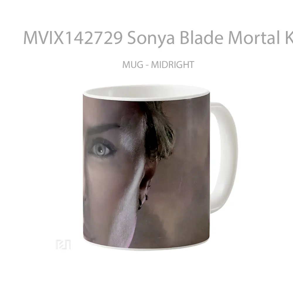 Mug Sonya Blade Mortal Kombat 2 Poster Gelas Keramik Unik - All-side / Desain