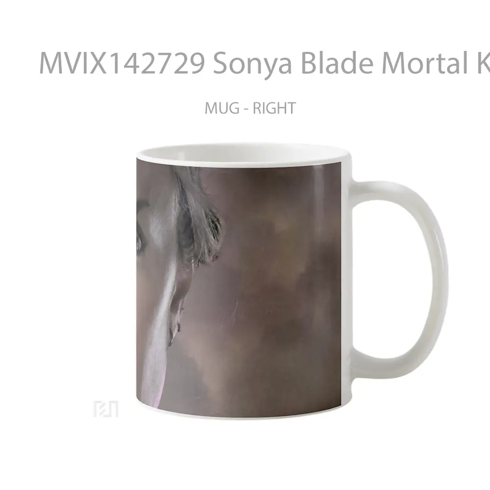 Mug Sonya Blade Mortal Kombat 2 Poster Gelas Keramik Unik - All-side / Desain