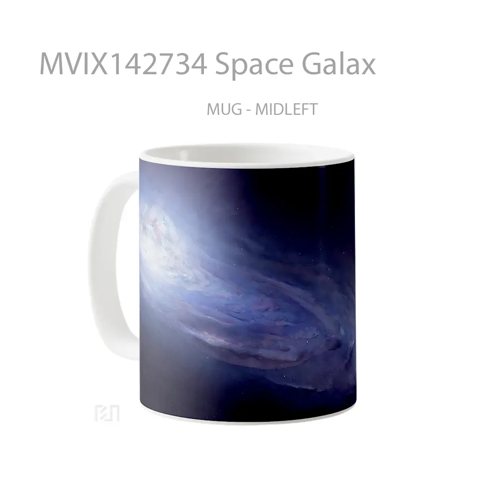 Mug Space Galax Gelas Keramik Unik - All-side / Desain