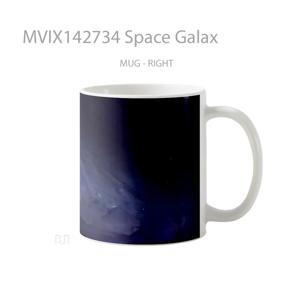 Mug Space Galax Gelas Keramik Unik - All-side / Desain