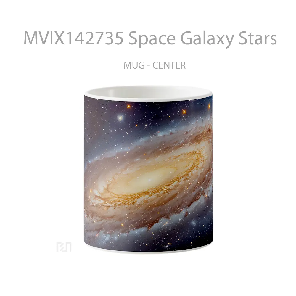 Mug Space Galaxy Stars Gelas Keramik Unik