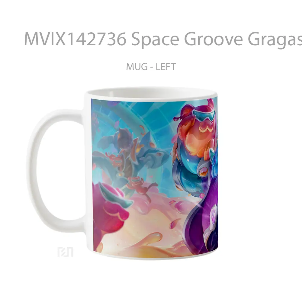 Mug Space Groove Gragas Skin Lol Splash Art Cangkir Gamer - All-side / Desain