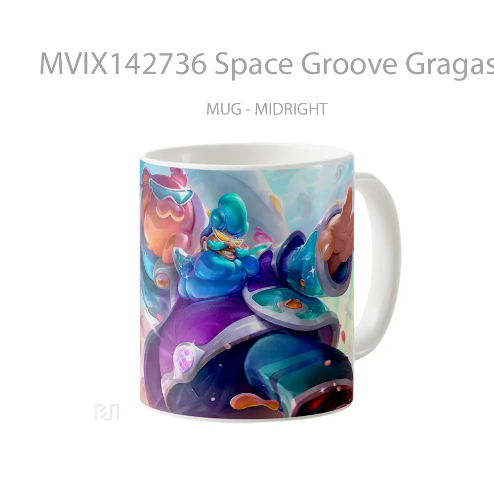 Mug Space Groove Gragas Skin Lol Splash Art Cangkir Gamer - All-side / Desain
