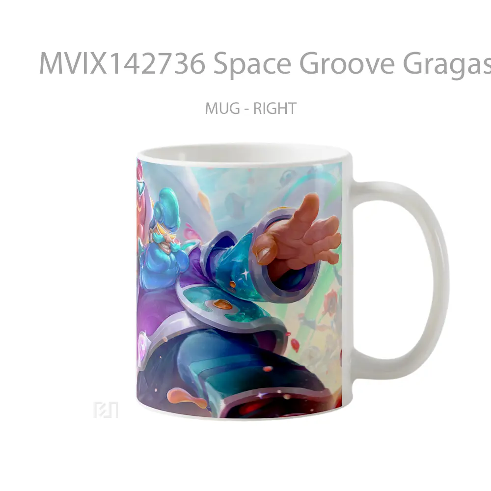 Mug Space Groove Gragas Skin Lol Splash Art Cangkir Gamer - All-side / Desain