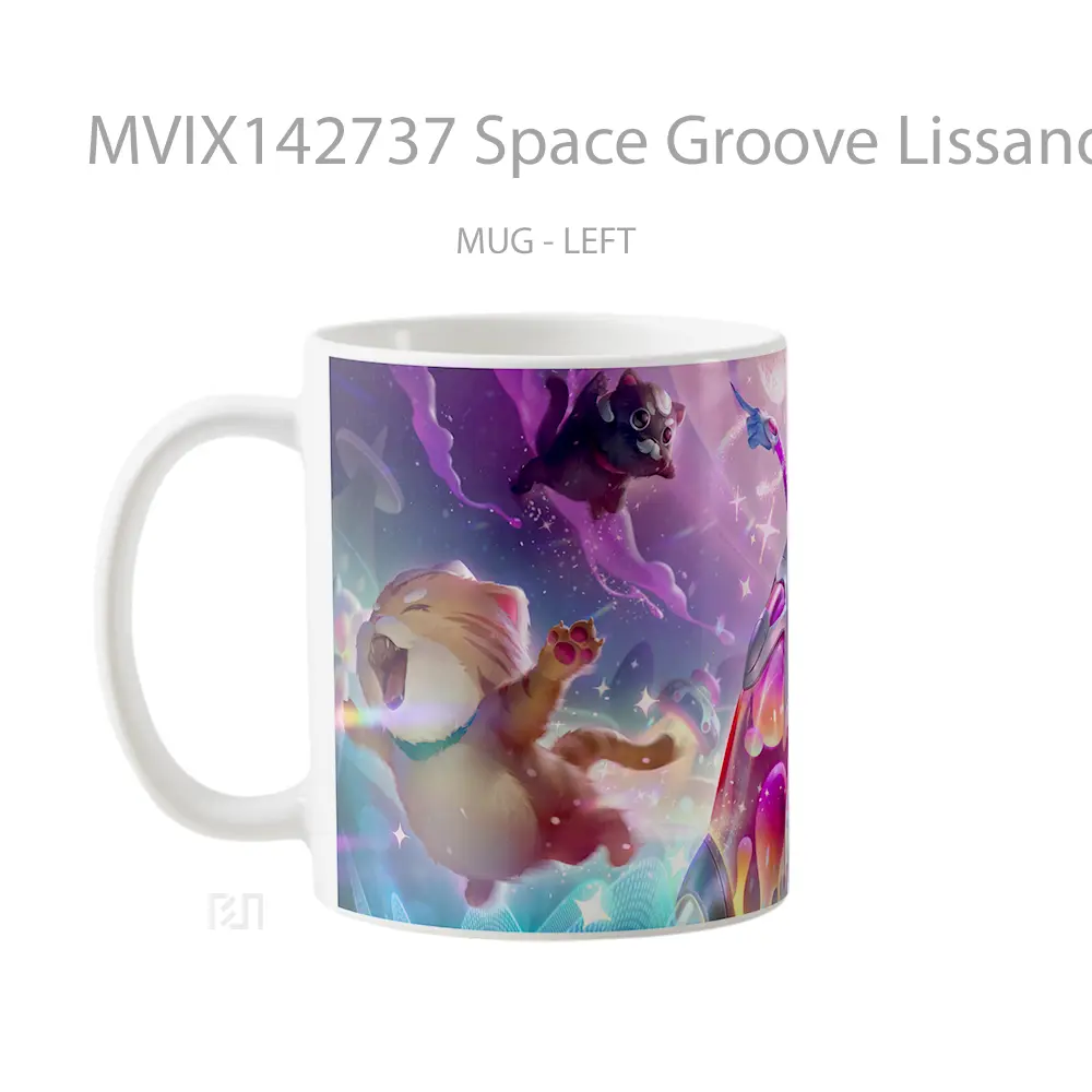 Mug Space Groove Lissandra Skin Lol Splash Art Cangkir Gamer - All-side / Desain